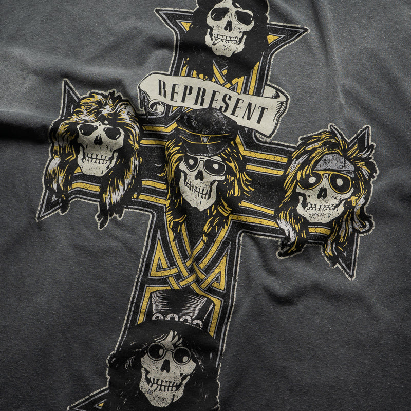 Guns N' Roses クロスデザイン Tシャツ Sneaker Politics