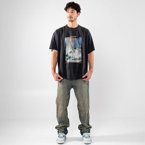 Represent Higher Trust Tee - Aged Black