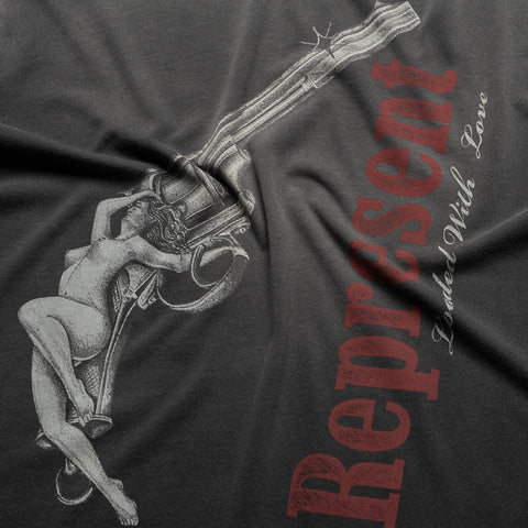 Represent Loaded With Love Tee - Stained Black