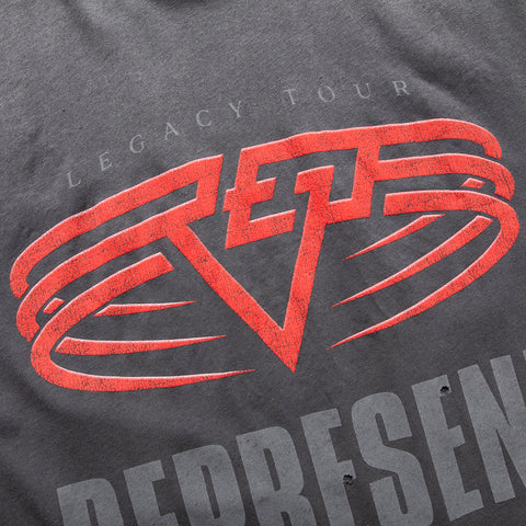 Represent Reversible Living Legacy Tour Tee - Sun Fade Grey