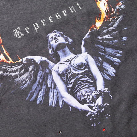 Represent Reversible Living Legacy Tour Tee - Sun Fade Grey