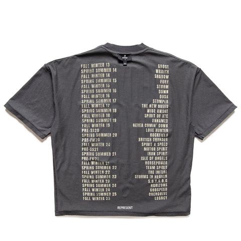 Represent Reversible Living Legacy Tour Tee - Sun Fade Grey