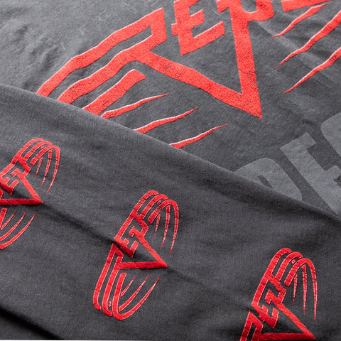 Represent Reversible Living Legacy Tour L/S Tee - Sun Fade Grey