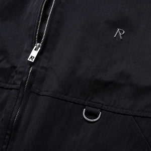 Represent Nylon Overshirt - Jet Black