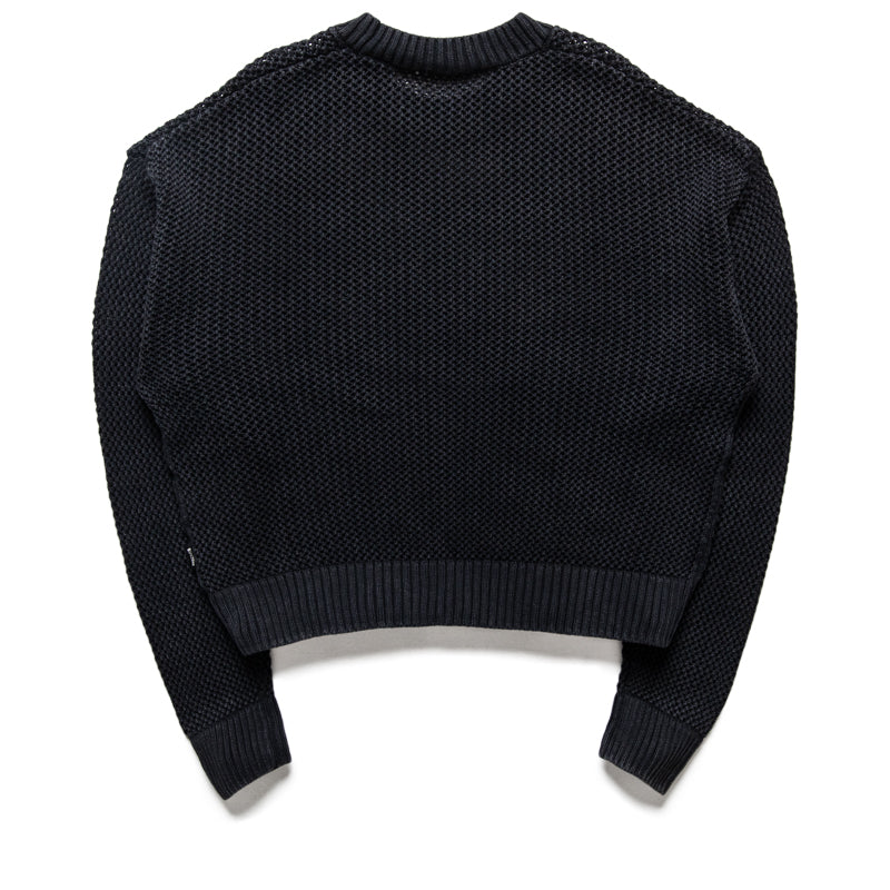 Represent Open Gauge Knit Sweater - Jet Black – Sneaker Politics