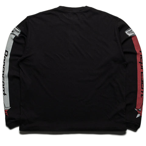 Represent Mesh Pegasus L/S Tee - Jet Black