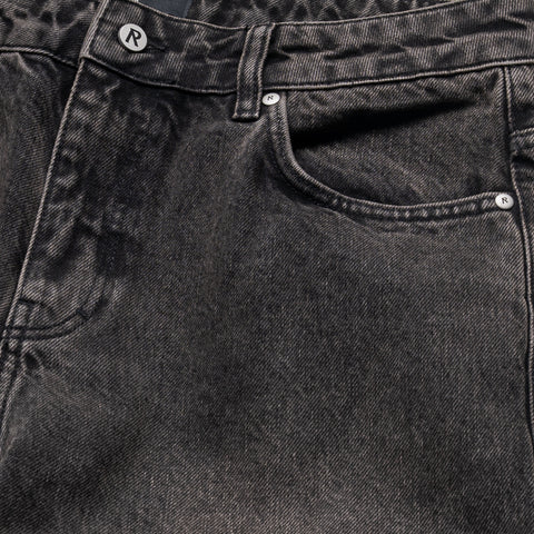 Represent R2S Split Straight Leg Denim Pants - Soot