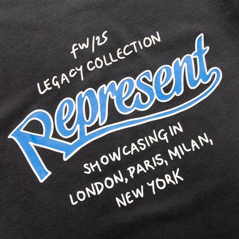 Represent Showcasing Tee - Stained Black