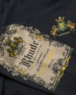 Rhude Bordeaux Reserve L/S Tee - Vintage Black/Green