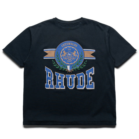 Rhude Cotswold Crest Tee - Vintage Black