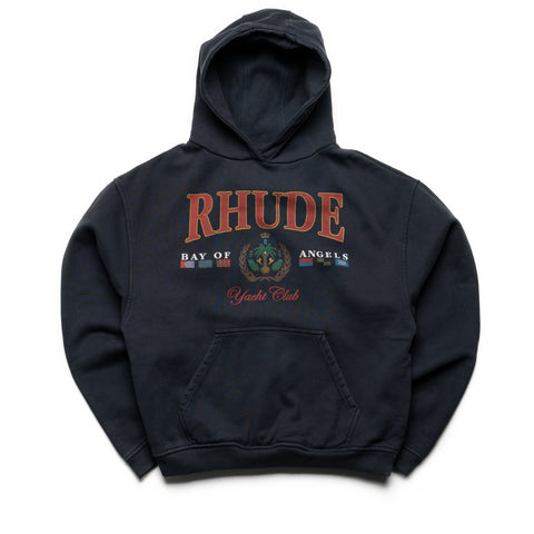 Rhude Bay Of Angels Yacht Hoodie - Vintage Black