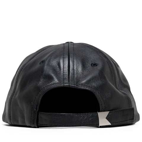 Rhude Logo Leather Hat - Black