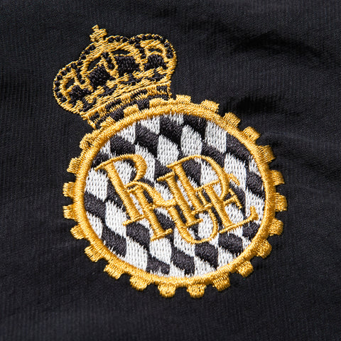 Rhude Lago Soccer Jersey Hoodie - Black/White