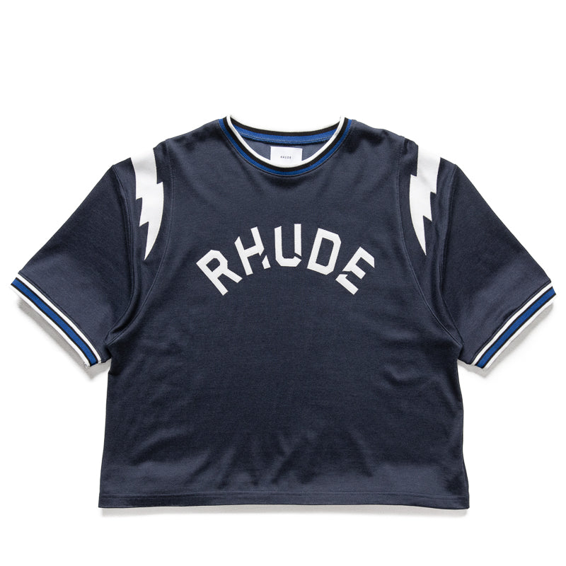 THE COLDEST MOMENT ♥ TCM mini logo stripe ringer T thecoldestmoment