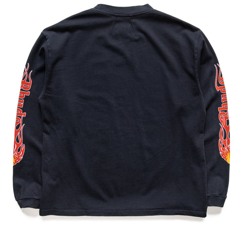 Rhude Mesa Stallion L/S Tee - Vintage Black/Red