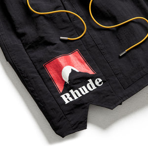 Rhude Moonlight Logo Short - Black/Red