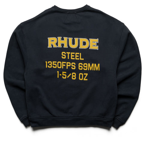 Rhude Steel Crewneck - Vintage Black