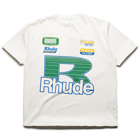 Rhude Roadway Racing Tee - Vintage White