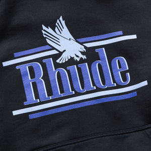 Rhude Rossa Hoodie - Vintage Black/Blue