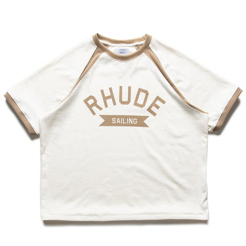 Rhude Sailing Tee - Vintage White/Khaki