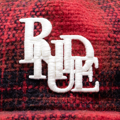 Rhude Scramble Logo Hat - Red/Black