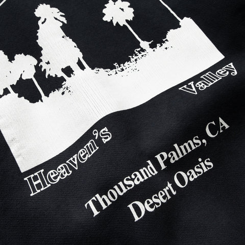 Rhude Thousand Palms Crewneck - Vintage Black/White