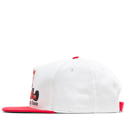 Rhude Rhude Trophy Racing Hat - White/Red