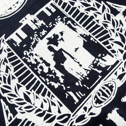 Rhude Youth Of America L/S Tee - Vintage Black/White