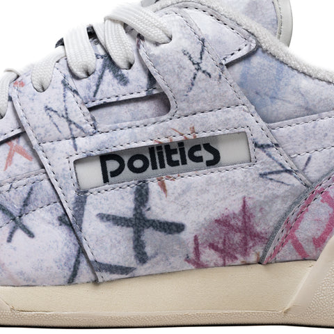 Politics x Reebok Workout Plus 'Wishing Ritual' - White/Alabaster