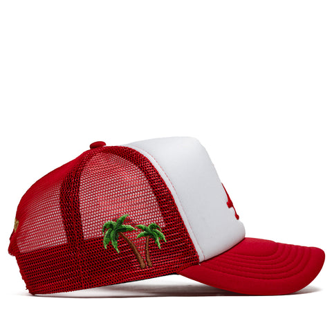 Reference Paradise LA Trucker Hat - Red/White