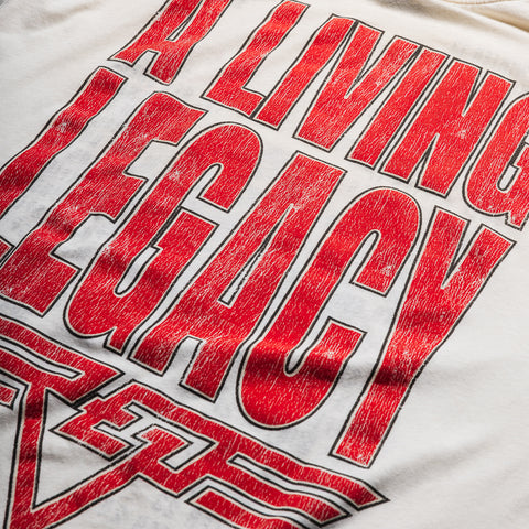 Represent Reversible Living Legacy Tour Tee - Washed Ecru