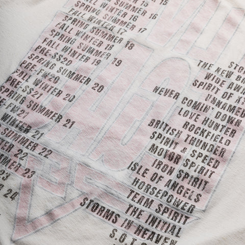 Represent Reversible Living Legacy Tour Tee - Washed Ecru