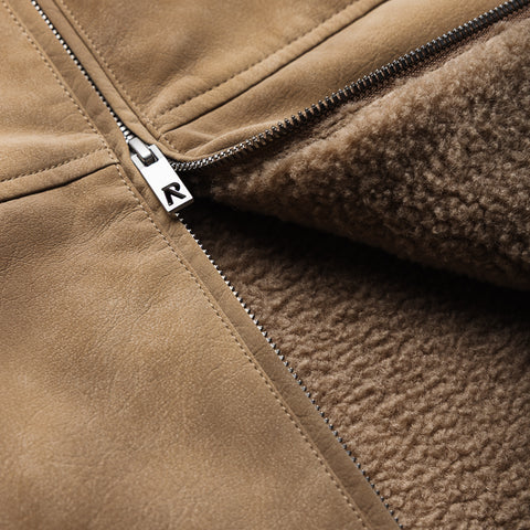 Represent Shearling Jacket - Cafe