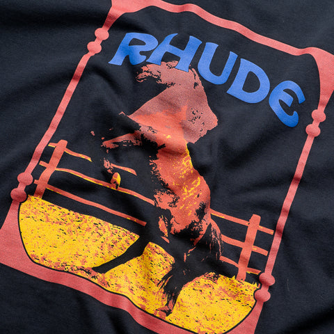 Rhude Cadre Tee - Vintage Black
