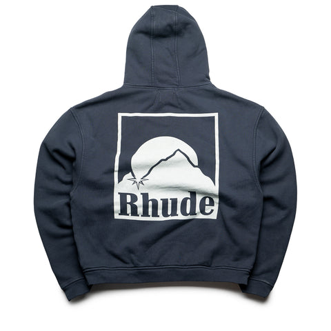 Rhude Moonlight Badge Hoodie - Vintage Black