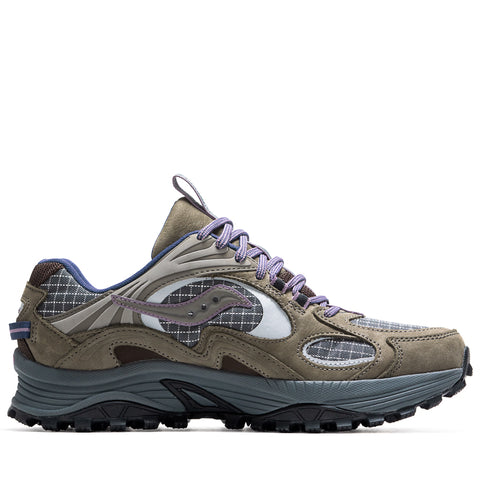 Saucony Grid Aura X - Dark Grey/Mud