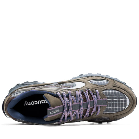 Saucony Grid Aura X - Dark Grey/Mud