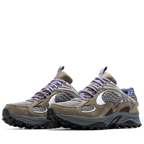 Saucony Grid Aura X - Dark Grey/Mud