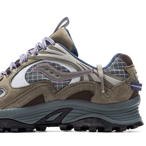 Saucony Grid Aura X - Dark Grey/Mud