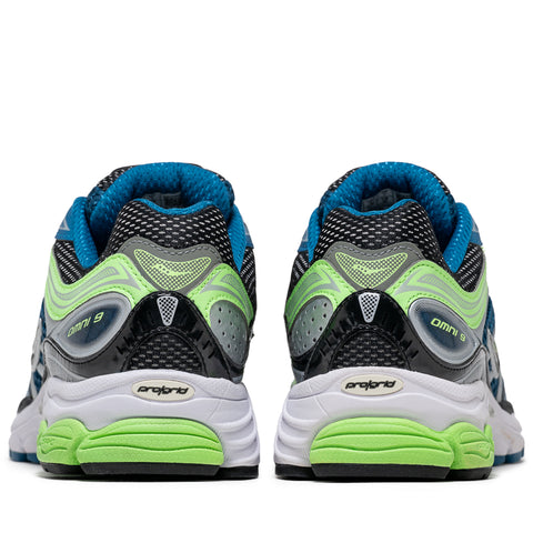 Saucony Progrid Omni 9 - Blue/Lime