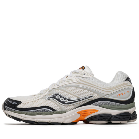 Saucony Progrid Omni 9 'Tomorrow, Meet Yesterday' - White/Turmeric