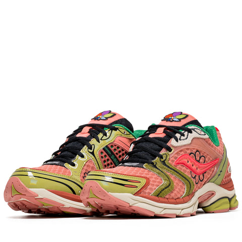 Jae Tips x Saucony Progrid Triumph 4 'Virginia Creeper' - Peach/Leaf
