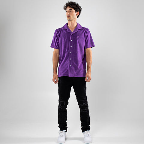 Sinclair Camp Shirt - Purple