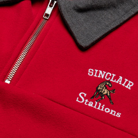 Sinclair Stallions Quarter Zip - Red
