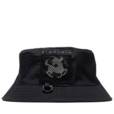 Sinclair Mesh Pocket Bucket Hat - Black