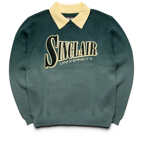 Sinclair Hedge Fund Collegiate Knit Sweater - Hunter Green