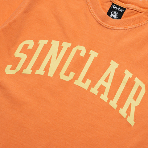 Sinclair Arch Logo Tee - Orange