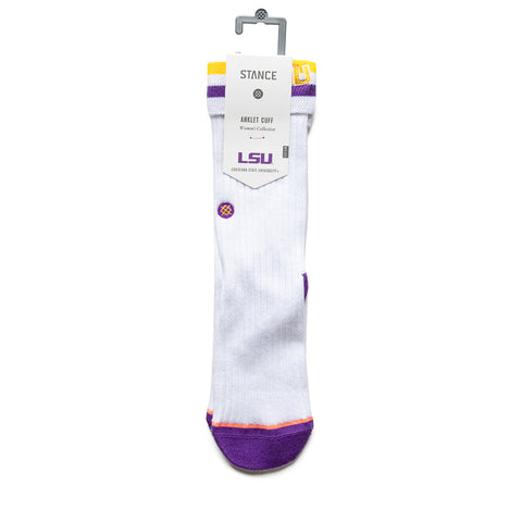 Stance LSU Anklet Socks - White