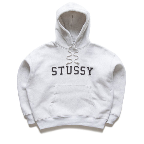 Stussy Applique Hoodie - Ash Heather