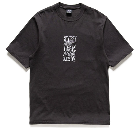 Stussy Authentic Gear Pigment Dyed Tee - Faded Black